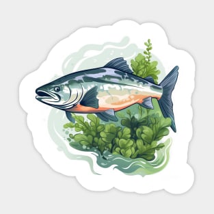 Pacific Northwest Salmon Sticker